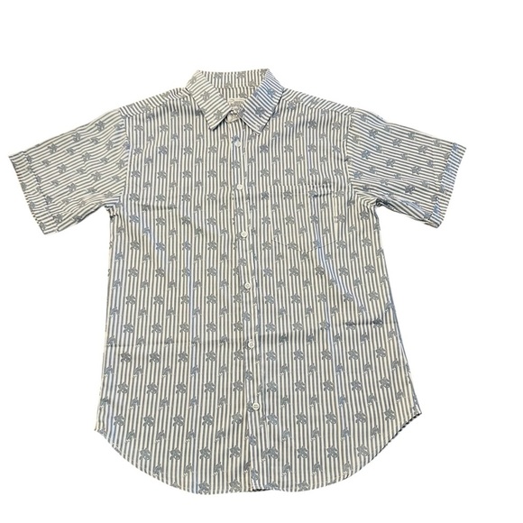 chalktalk sports Other - Chalktalk Sports Hockey Short Sleeve Stretch Collared Button Shirt Men’s M NWOT